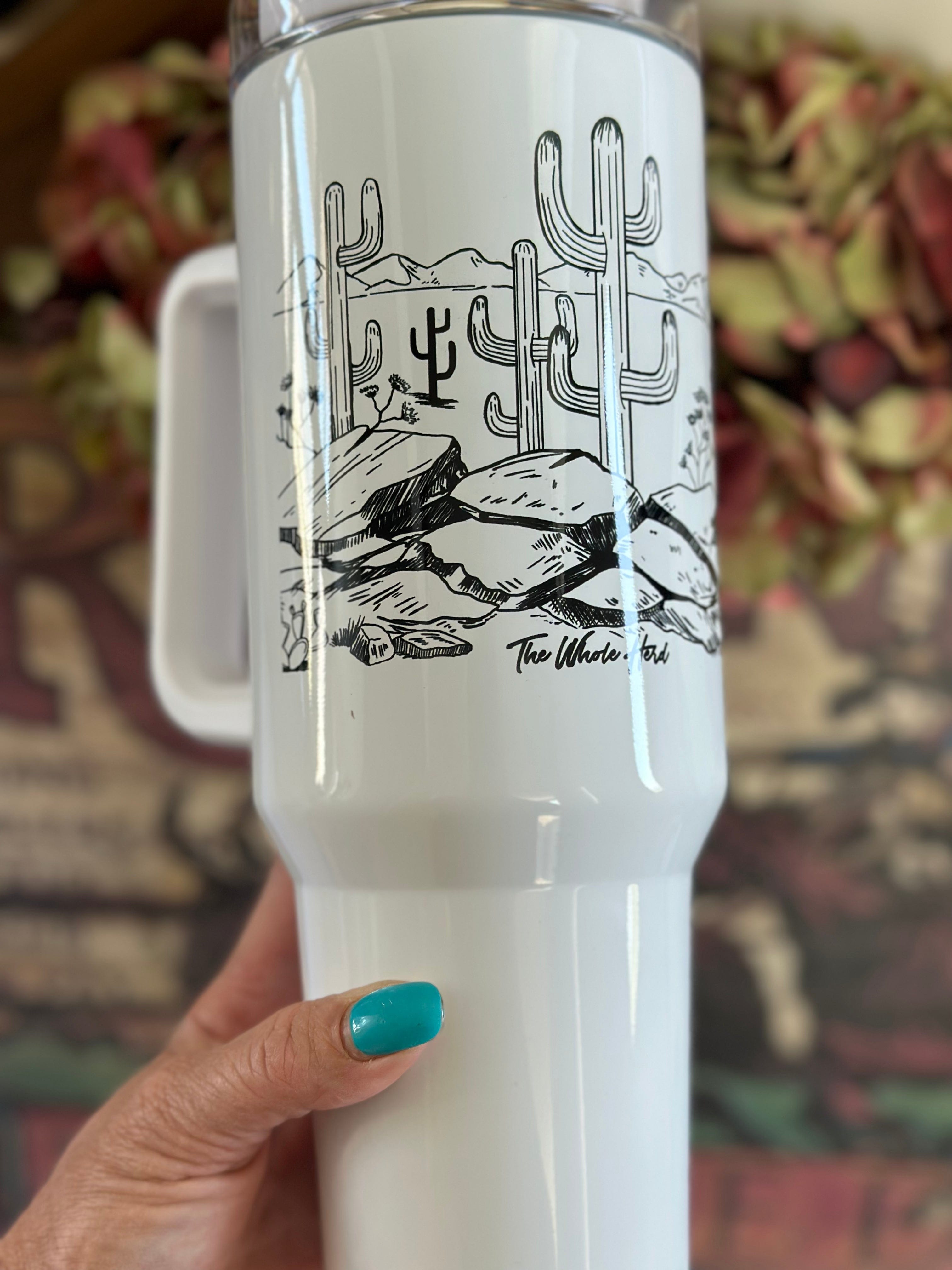 The Arizona Cactus Western 40 oz Tumbler – Shop Envi Me