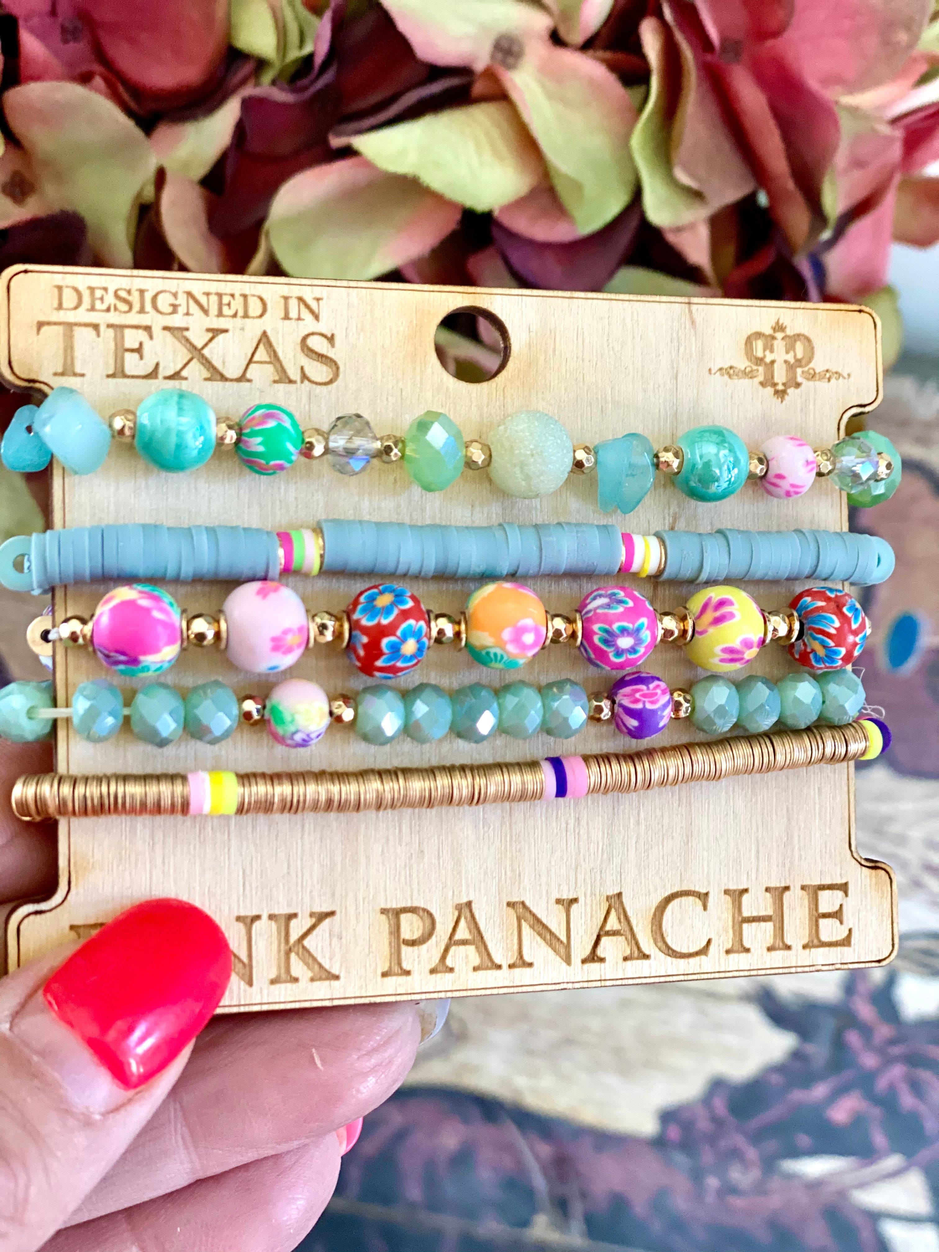 Pink Panache Bracelet Set – Rafter U Lazy 2 Boutique