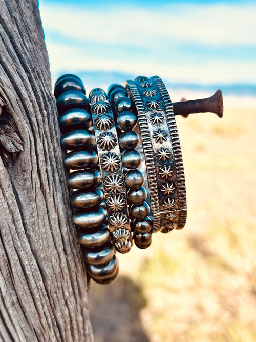 Shop Envi Me Bracelets Be My Vintage Southwest Silver Bracelet Stack