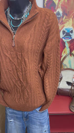 The Billings Rust Cowboy Sweater