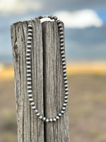 Shop Envi Me Necklaces The Albuqurque Days Sterling Silver NA Navajo Pearl Necklace