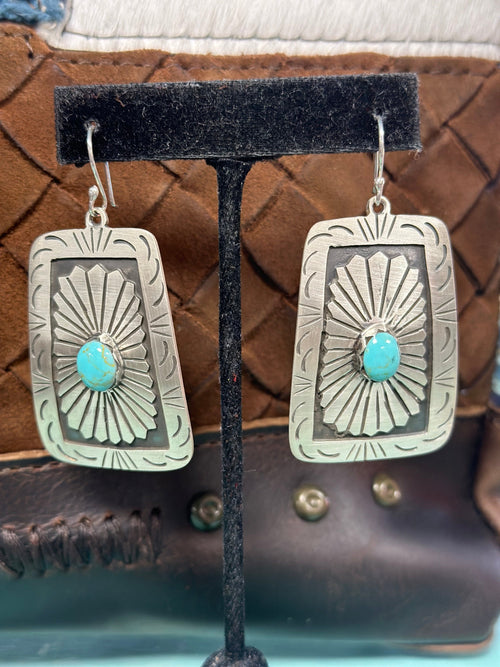 Shop Envi Me Earrings Turquoise The Arizona Sun Sterling & Turquoise Earring