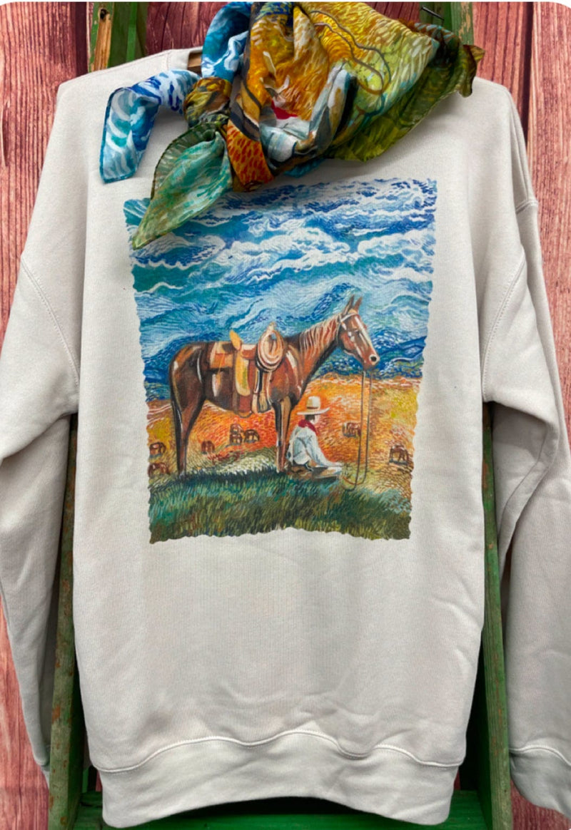 Shop Envi Me Tops The At Home On The Range Sweatshirt