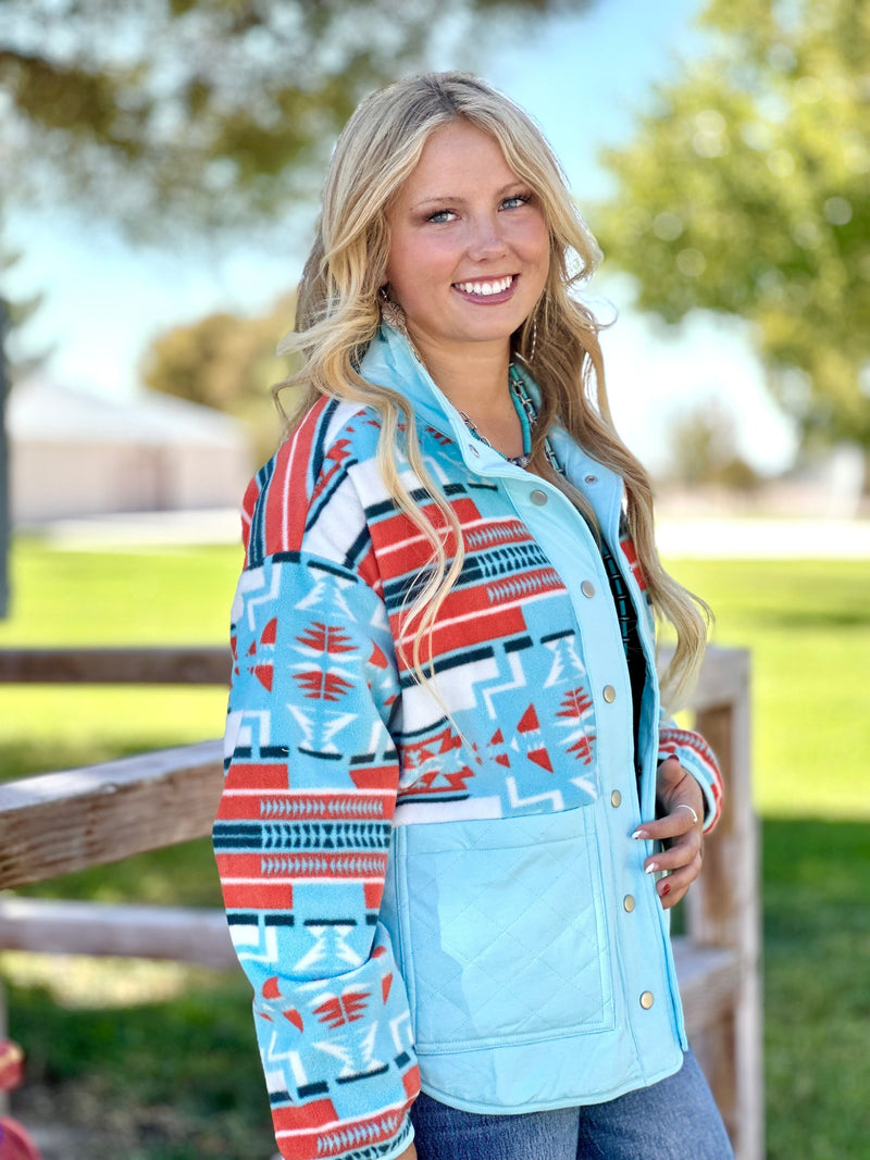 Shop Envi Me Tops The Autumn Cool Days Aztec Jacket