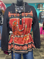 Shop Envi Me It's T-shirt Kinda Day The Aztec Cactus Ranch Cowboy Top