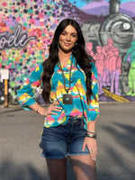 Shop Envi Me Tops and Tunics The Aztec Sun Lizzy Top