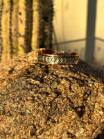 Shop Envi Me Bracelets Sterling Silver & Copper The Bluffs Copper & Sterling Silver Cuff Bracelet