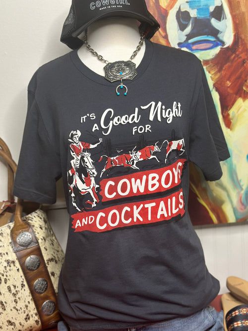 Shop Envi Me The Cowboys & Cocktails Tee