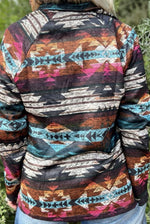 Shop Envi Me Tops The Fall Abilene Aztec Pullover Top