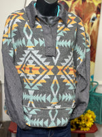 Shop Envi Me Cardigans and Kimonos The Fall Feedlot Boss Aztec Pullover Jacket