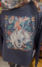 Shop Envi Me Tops The Floral Bronc Sweatshirt