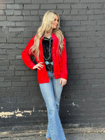 Shop Envi Me Cardigans and Kimonos The Holiday Red Velvet Song Of San Antone Shirt