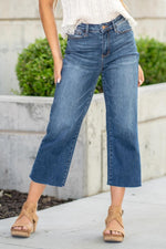 Kiwidrop Jeans The Judy Blue Boot Stitch Crop