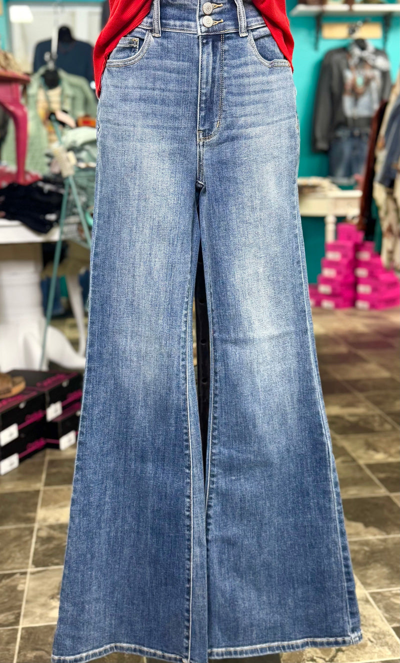 Judy Blue Jeans The Judy Blue Button Pocket High Rise Denim