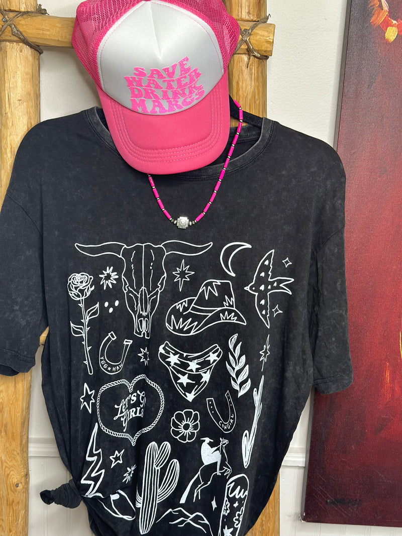 Shop Envi Me Tops and Tunics The Let’s Go Girls Western m Tee