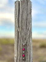 Shop Envi Me Necklaces The Must Have Hot Pink Star Bar Necklace On Paperclip Chain