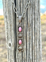 Shop Envi Me Necklaces The Must Have Pink Star Bar Necklace On Paperclip Chain