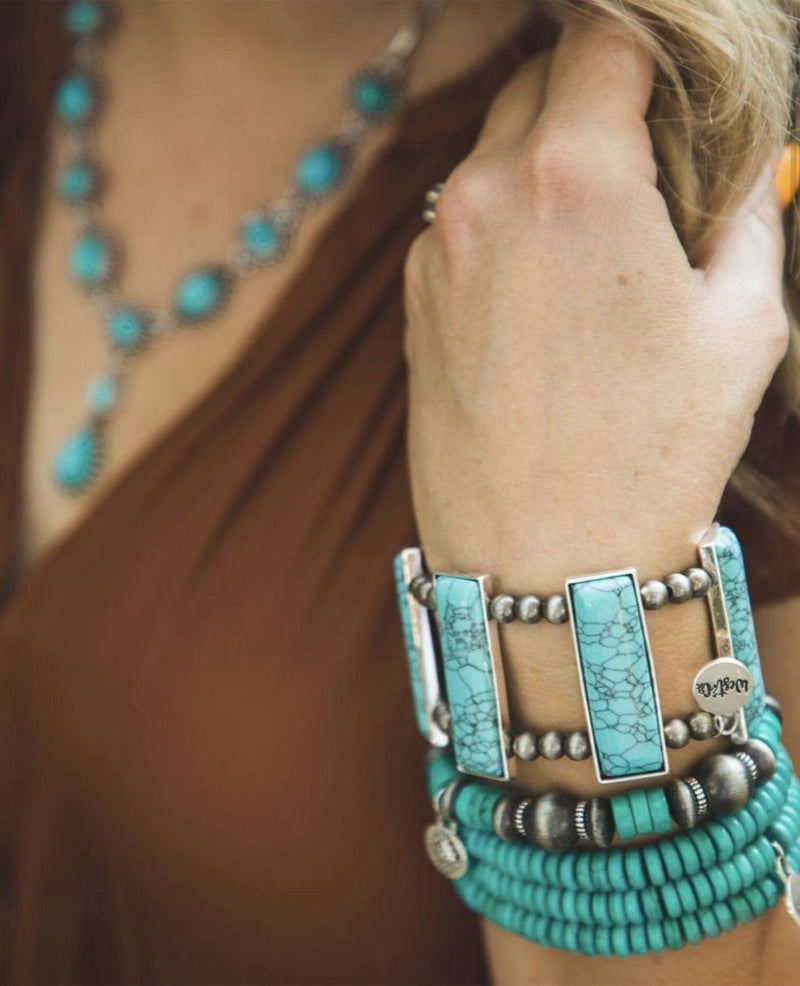 Shop Envi Me Jewelry The Pecos Pretty Turquoise Bracelet