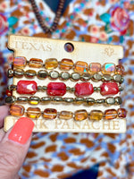 Shop Envi Me Jewelry Stack Set / Green The Pink Panache Autumn Fall Stack Bracelet Set