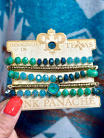 Shop Envi Me Jewelry Stack Set / Turquoise The Pink Panache Pretty Turquoise Stack Bracelet Set