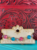 Shop Envi Me Jewelry Stack Set / Multi The Pink Panache Ring In Spring Pink Bracelet