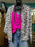 Shop Envi Me Cardigans and Kimonos The Retro On The Ranch Zip Up