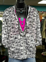 Shop Envi Me Cardigans and Kimonos The Retro On The Ranch Zip Up