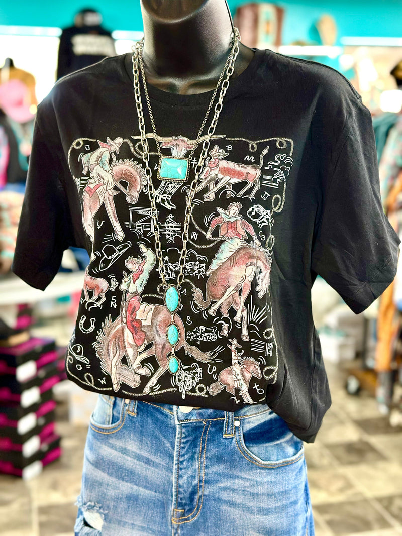 Shop Envi Me It's T-shirt Kinda Day The Retro Ranch Rodeo Tee