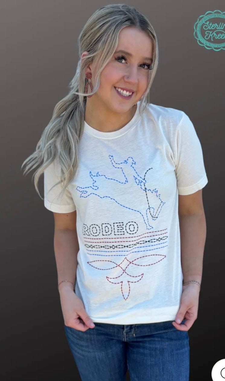 Shop Envi Me It's T-shirt Kinda Day The Rodeo Bucking Bootstitch Tee