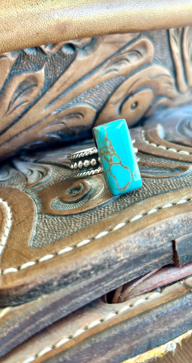 Shop Envi Me Earrings The San Morales Turquoise & Sterling Silver Ring (Real)