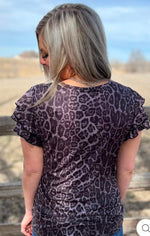 Shop Envi Me Tops and Tunics The Santa Barbara Leopard Top