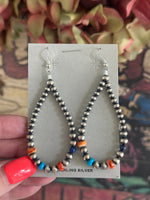 Shop Envi Me Earrings Silver The Santa Maria Sterling Sliver & Stones Navajo Pearl Earring NA made