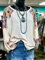 Shop Envi Me Tops and Tunics The Sausalito Floral Sleeve Top