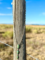 Shop Envi Me Jewelry The South of Sedona Turquoise Green & Silver Rosary Necklace