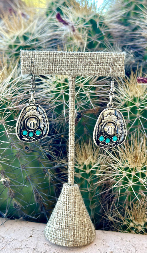 Shop Envi Me Earring The South Of The Border Turquoise Sombrero Hat Earring