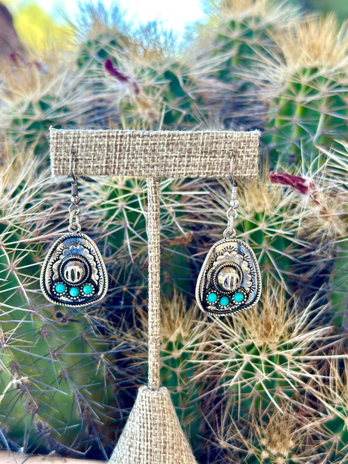 Shop Envi Me Earring The South Of The Border Turquoise Sombrero Hat Earring