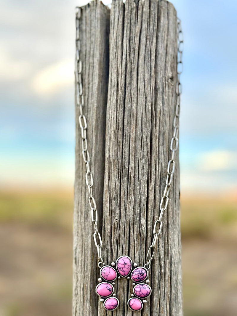 Shop Envi Me Jewelry The Think Pink Silver Paperclip Chain Squash Necklace