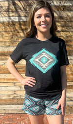 Shop Envi Me Bottoms The Turquoise Aztec Sun Tee