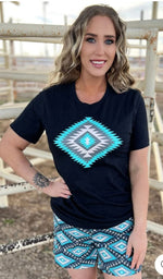 Shop Envi Me Bottoms The Turquoise Aztec Sun Tee