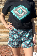 Shop Envi Me Bottoms The Turquoise Aztec Sun Tee