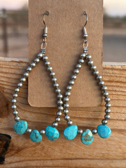 Shop Envi Me Earrings The Turquoise Stone TearDrop Earrings