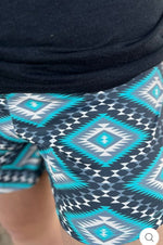 Shop Envi Me Bottoms The Turquoise Summer Aztec Short