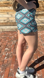 Shop Envi Me Bottoms The Turquoise Summer Aztec Short