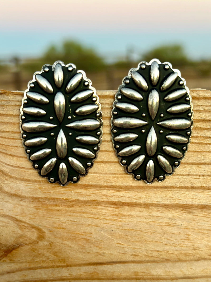 Shop Envi Me Earrings The West of Pecos Concho Earrings