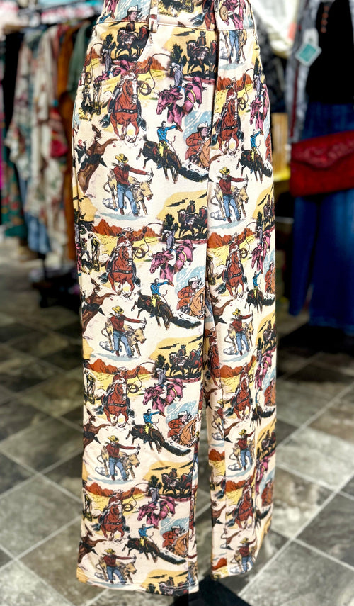 Shop Envi Me The West of The Ranch Cowgirl Wide Leg Pant