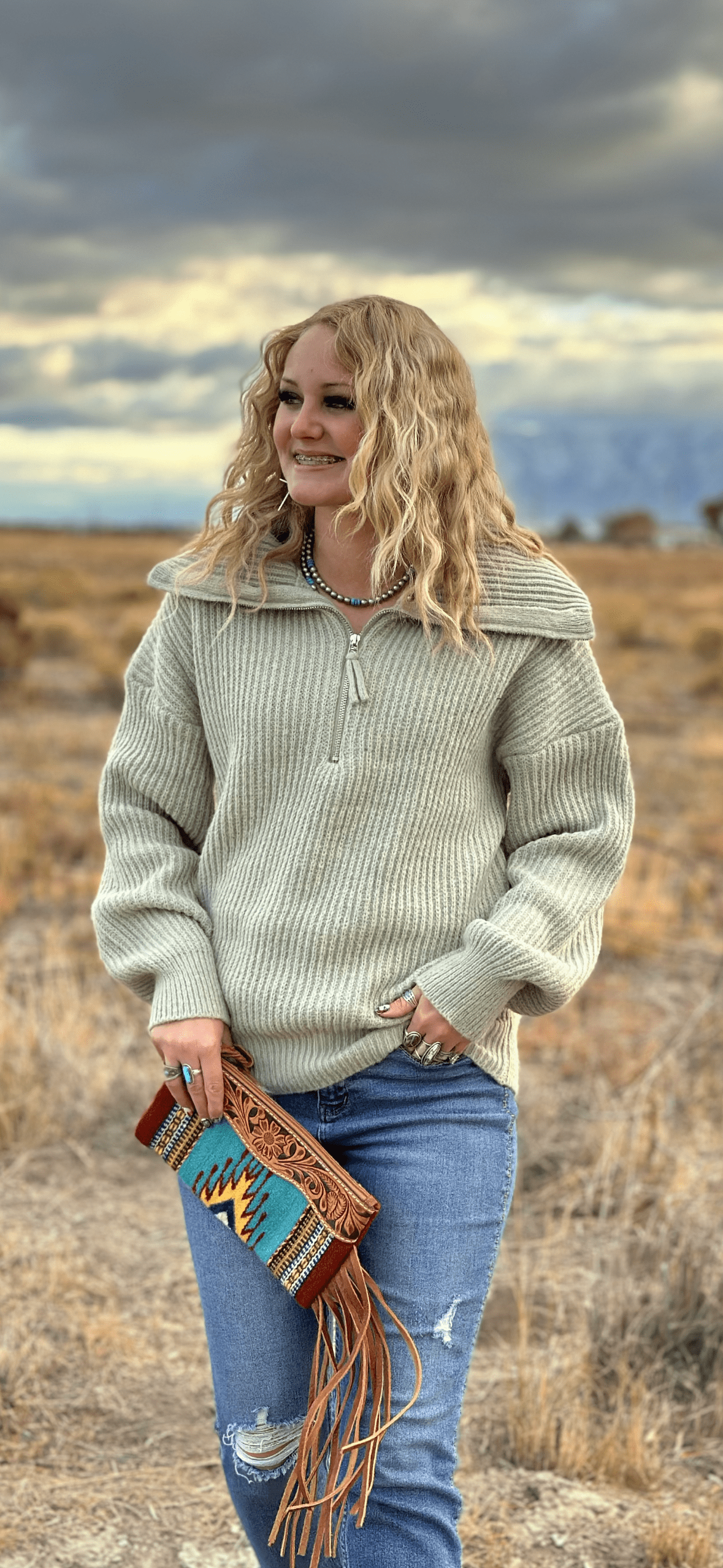 The Billings Sage Cowboy Sweater