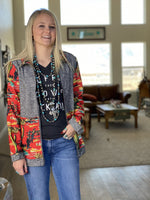 Shop Envi Me Tops and Tunics The Retro Cactus Cowgirl Zip Up Sweatshirt