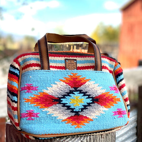 The STS Aztec Remnants Wool & Leather Makeup Bag – Shop Envi Me