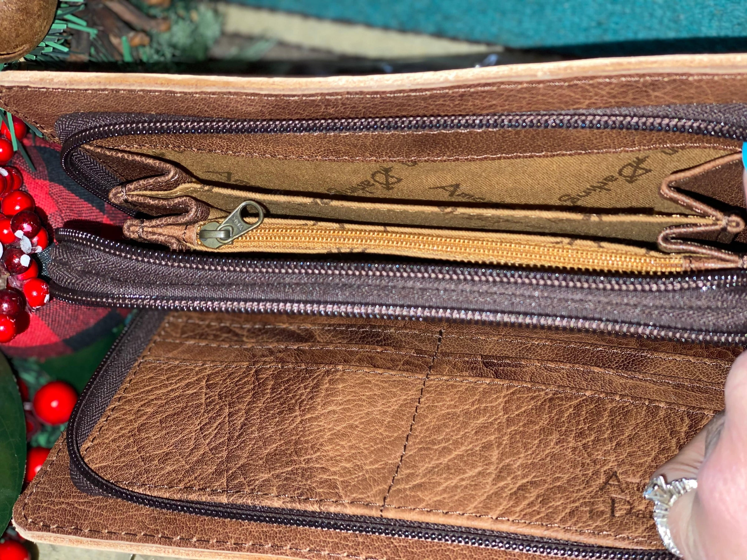 The Catalina Tooled Leather Clutch Organizer Wallet – Shop Envi Me